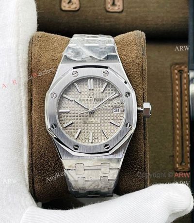 TWS factory V3 Version Audemars Piguet Royal Oak Cal.3120 Lady Watch Gray Dial - AAA Replica